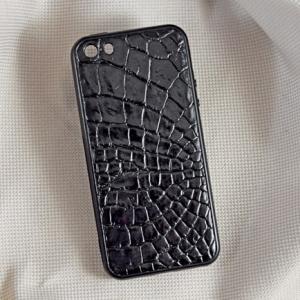 Ốp lưng da cá sấu Iphone 5G đen